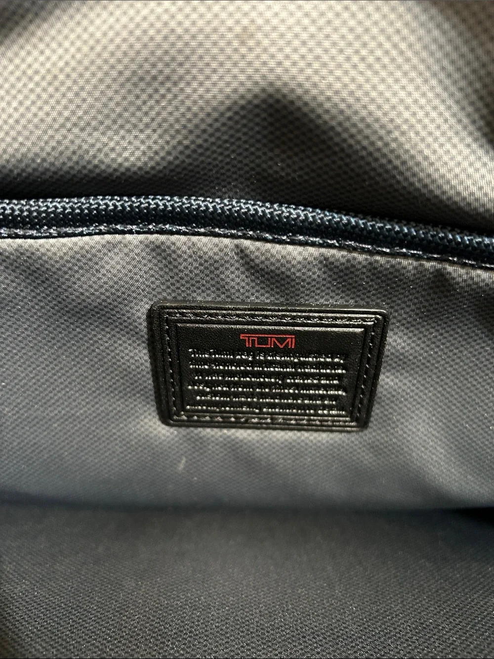 Tumi Black Laptop Briefcase with Adjustable Shoulder Strap